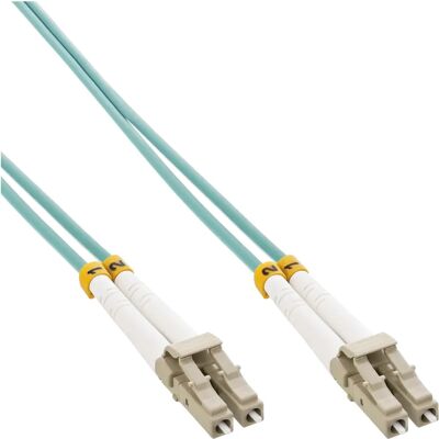 Inline OM3 tyrkysové optické kabel - 50m Inline OM3 tyrkysové optické kabel - 50m