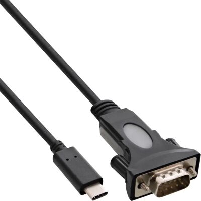 InLine 33308L USB till Seriell - Svart InLine 33308L USB till Seriell - Svart