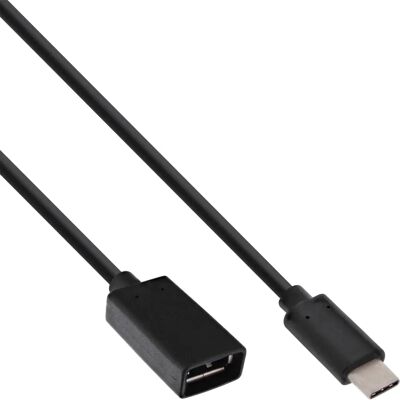 Câble USB InLine - USB 3.2 Gen 2, Noir - Publicité Câble USB InLine - USB 3.2 Gen 2, Noir - Publicité