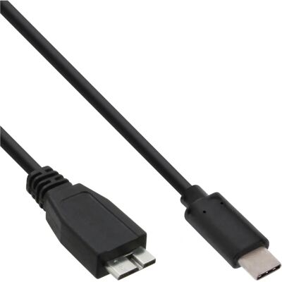 InLine 35724 USB Kabel - USB 3.2 Gen 2, 1,5m, Zwart InLine 35724 USB Kabel - USB 3.2 Gen 2, 1,5m, Zwart