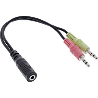 InLine 99312A Cavo Audio - 2 x 3,5mm - Nero InLine 99312A Cavo Audio - 2 x 3,5mm - Nero