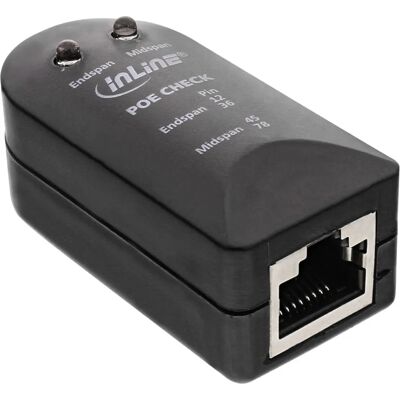 InLine PoE Tesztelő - IEEE 802.3af/at - 37-57V InLine PoE Tesztelő - IEEE 802.3af/at - 37-57V