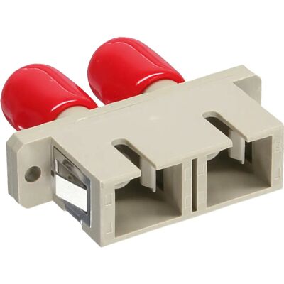 Adaptador de fibra óptica InLine 89991D - SC/ST - Beige Adaptador de fibra óptica InLine 89991D - SC/ST - Beige