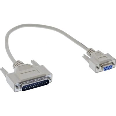 InLine S-19255A Seriell Kabel - 0,33 m, Grau InLine S-19255A Seriell Kabel - 0,33 m, Grau