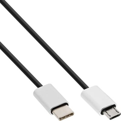 InLine USB C – Micro-USB B Kabel - 0,5m - USB 2.0 InLine USB C – Micro-USB B Kabel - 0,5m - USB 2.0