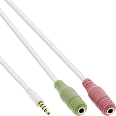 Câble audio blanc 1m InLine 99301W - câble audio - Publicité Câble audio blanc 1m InLine 99301W - câble audio - Publicité