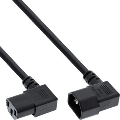 InLine 16606A Netzkabel C13 C14 0,5m - Verlängerungskabel für Computer InLine 16606A Netzkabel C13 C14 0,5m - Verlängerungskabel für Computer