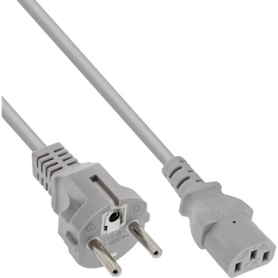 InLine 16651K Stromkabel - 0,5m CEE7/7 Grau InLine 16651K Stromkabel - 0,5m CEE7/7 Grau