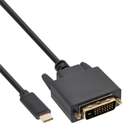 InLine 64131 Video Kabeladapter USB Type-C DVI-D InLine 64131 Video Kabeladapter USB Type-C DVI-D