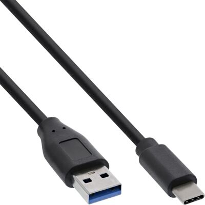 InLine USB Kabel - 0,3m, USB A zu USB C, Schwarz - USB 3.2 InLine USB Kabel - 0,3m, USB A zu USB C, Schwarz - USB 3.2