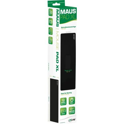 InLine 55451S Muismat - Zwart - XL Gaming Mouse Pad InLine 55451S Muismat - Zwart - XL Gaming Mouse Pad