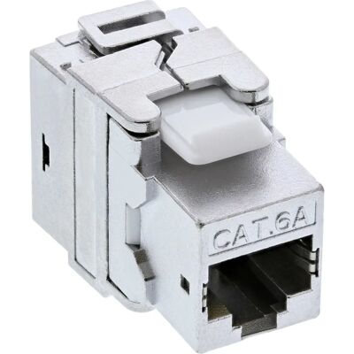 Module Keystone InLine - Argent - Support Cat.6a - Panneau 19" Module Keystone InLine - Argent - Support Cat.6a - Panneau 19"