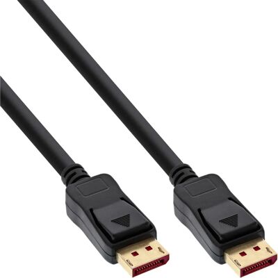 Câble DisplayPort Inline 17202P - 2M, Support 8K, Noir - Publicité Câble DisplayPort Inline 17202P - 2M, Support 8K, Noir - Publicité