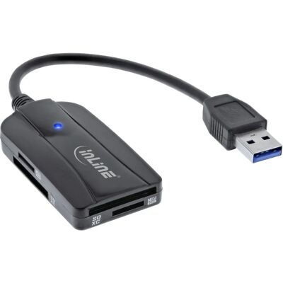Lecteur de cartes Inline 66772A - USB 3.2 Gen 1 - Noir Lecteur de cartes Inline 66772A - USB 3.2 Gen 1 - Noir