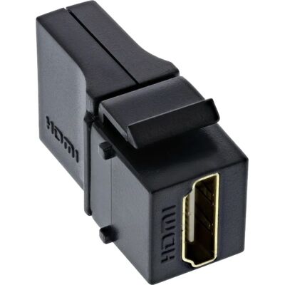 InLine 76202N Adaptateur de genre HDMI Femelle - Noir - Type de câble - Publicité InLine 76202N Adaptateur de genre HDMI Femelle - Noir - Type de câble - Publicité