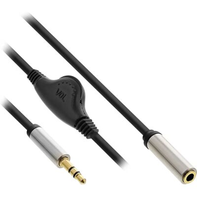 Inline 99253B Audiokabel - Schwarz - 3,5mm, 0,25M - Gerade Inline 99253B Audiokabel - Schwarz - 3,5mm, 0,25M - Gerade