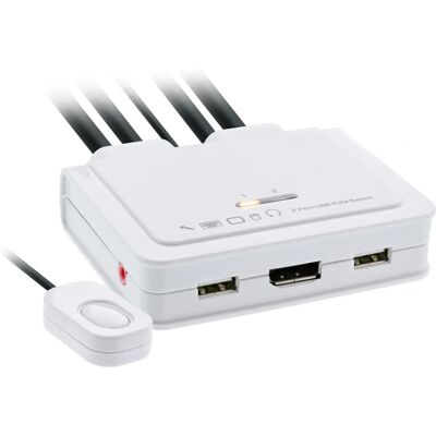 InLine 63614I Switch KVM USB-C Doppio - 4K DisplayPort Audio InLine 63614I Switch KVM USB-C Doppio - 4K DisplayPort Audio