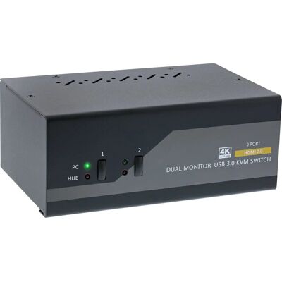 Commutateur KVM InLine 2 HDMI 4K USB Audio Commutateur KVM InLine 2 HDMI 4K USB Audio