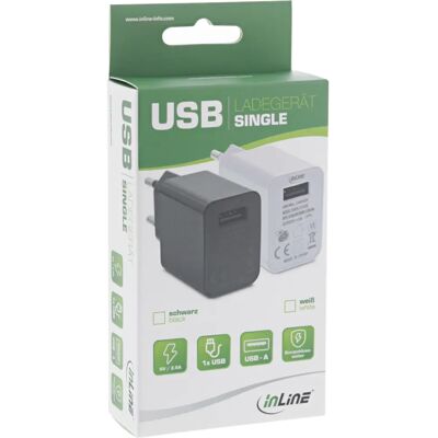 Caricabatterie USB Interno InLine 31507A - Bianco Caricabatterie USB Interno InLine 31507A - Bianco