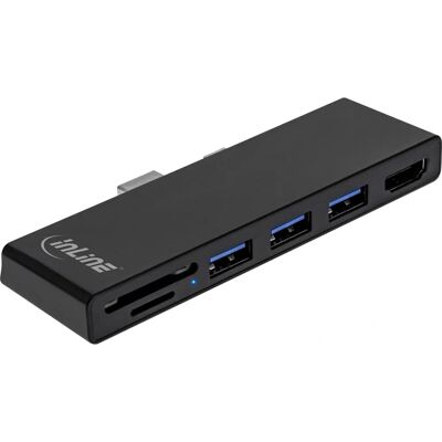 InLine MultiHub USB-C Dockingstation - Schwarz - Laptop Dock/Port Replikator InLine MultiHub USB-C Dockingstation - Schwarz - Laptop Dock/Port Replikator