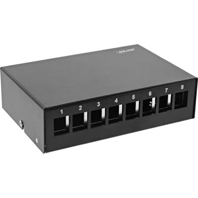 Panneau de câblage en acier InLine 76268S avec 8 ports - Publicité Panneau de câblage en acier InLine 76268S avec 8 ports - Publicité