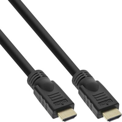 Cavo HDMI inline - 12,5m, Alta Velocità, Ethernet, Nero Cavo HDMI inline - 12,5m, Alta Velocità, Ethernet, Nero