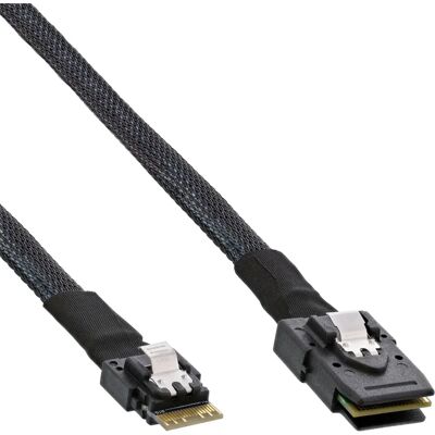 Cable SAS InLine 27645A - 0,5m - Negro - SAS Interno 12Gbit/s Cable SAS InLine 27645A - 0,5m - Negro - SAS Interno 12Gbit/s