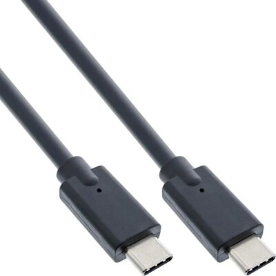 Câble USB C InLine 35704A - 1,5m, Noir, Supporte 20Gbps - Publicité Câble USB C InLine 35704A - 1,5m, Noir, Supporte 20Gbps - Publicité