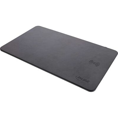 InLine Bezprzewodowa podkładka pod mysz - 370x225x7mm - Czarna InLine Bezprzewodowa podkładka pod mysz - 370x225x7mm - Czarna