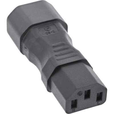 Inline 16723A Changeur de genre de câble - Adaptateur IEC C13-C14 Inline 16723A Changeur de genre de câble - Adaptateur IEC C13-C14