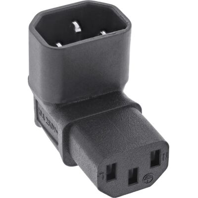 Inline 16723F Steckeradapter - Schwarz Inline 16723F Steckeradapter - Schwarz