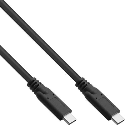 InLine 35705A USB C Kabel - 5m, USB 3.2 Gen 2, Svart InLine 35705A USB C Kabel - 5m, USB 3.2 Gen 2, Svart
