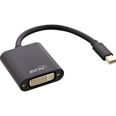InLine Mini DisplayPort zu DVI Adapter Aluminium InLine Mini DisplayPort zu DVI Adapter Aluminium