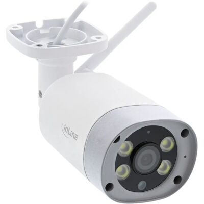 Caméra de Sécurité HD InLine SmartHome - Extérieur, 1080p, Wi-Fi, Blanc, Ballon Caméra de Sécurité HD InLine SmartHome - Extérieur, 1080p, Wi-Fi, Blanc, Ballon