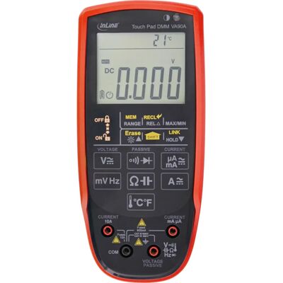 InLine 43127 Multimeter - Digital, Touch-Pad, Beleuchtet - CAT III 1000V InLine 43127 Multimeter - Digital, Touch-Pad, Beleuchtet - CAT III 1000V