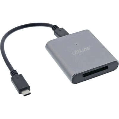 Lettore di schede InLine 66771 - CFexpress 2.0 USB-C Alluminio Nero Lettore di schede InLine 66771 - CFexpress 2.0 USB-C Alluminio Nero