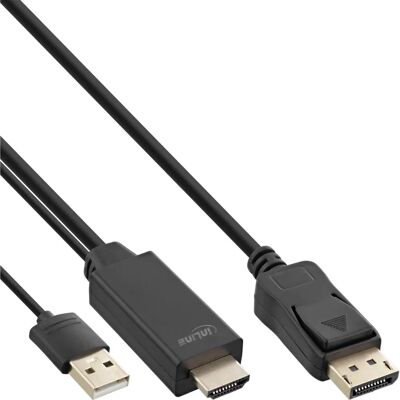 Inline 17164P Video Kabeladapter HDMI + USB - 4K-Unterstützung Inline 17164P Video Kabeladapter HDMI + USB - 4K-Unterstützung