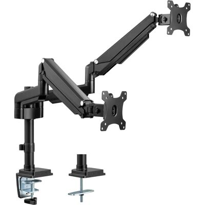 Support moniteur InLine 23160B - 17-32 pouces, Noir - Publicité Support moniteur InLine 23160B - 17-32 pouces, Noir - Publicité