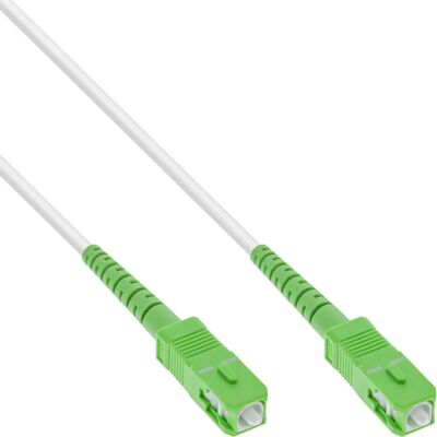 Câble en fibre optique InLine 88355 - Blanc - 0,5m Câble en fibre optique InLine 88355 - Blanc - 0,5m