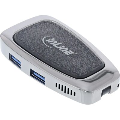 InLine 33272A USB-C Hub 10Gbps 4K Silber InLine 33272A USB-C Hub 10Gbps 4K Silber
