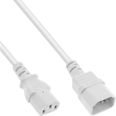 Kabel zasilający Inline 16504W - C13 do C14 - 1,5M Kabel zasilający Inline 16504W - C13 do C14 - 1,5M