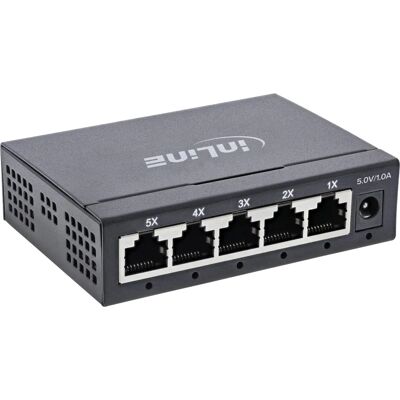 InLine 32305O switch sieciowy Gigabit Ethernet - Nie zarządzany - 5 Portów InLine 32305O switch sieciowy Gigabit Ethernet - Nie zarządzany - 5 Portów