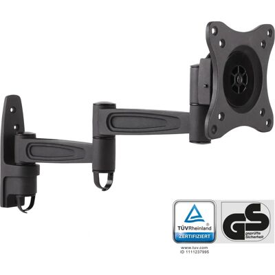 Support TV Inline 23105D - Bras ajustable - Aluminium - Noir - Publicité Support TV Inline 23105D - Bras ajustable - Aluminium - Noir - Publicité