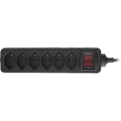 InLine 16451Y Steckerleiste - Schweizer 6-Outlet Indoor InLine 16451Y Steckerleiste - Schweizer 6-Outlet Indoor