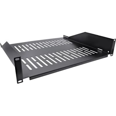 Inline 19111K Regalboden - 2U, Schwarz, 48,3cm Inline 19111K Regalboden - 2U, Schwarz, 48,3cm