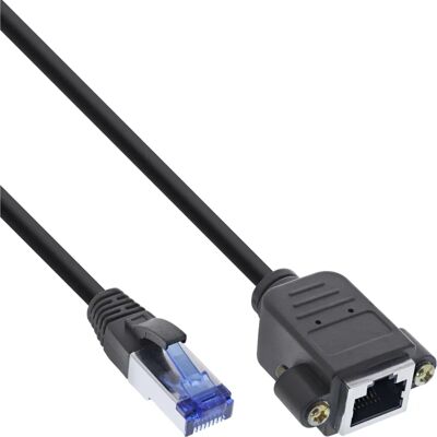 InLine 76502X Netzwerkkabel - Schwarz - 2m - Cat6a - S/FTP InLine 76502X Netzwerkkabel - Schwarz - 2m - Cat6a - S/FTP