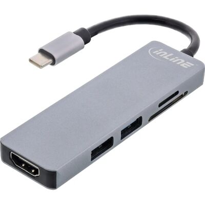 InLine 33271I Hub USB avec HDMI et Lecteur de Cartes InLine 33271I Hub USB avec HDMI et Lecteur de Cartes