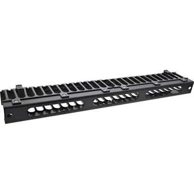 Inline Rack-Zubehör - 19" 1U schwarz - Kabelmanagement Inline Rack-Zubehör - 19" 1U schwarz - Kabelmanagement