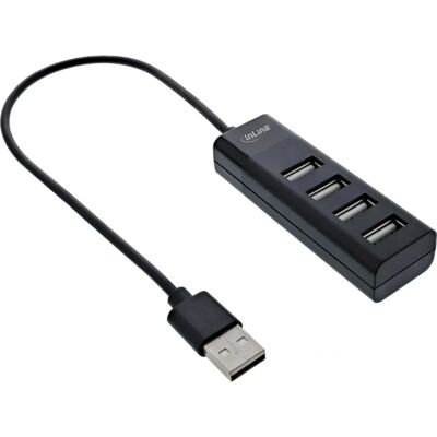 InLine 33293H USB-Hub mit 4 Ports - Desktop USB 2.0 Hub InLine 33293H USB-Hub mit 4 Ports - Desktop USB 2.0 Hub
