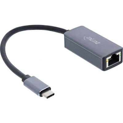 InLine 33380M Netzwerk-Adapter USB-C zu RJ45 - 2,5 Gb/s Support InLine 33380M Netzwerk-Adapter USB-C zu RJ45 - 2,5 Gb/s Support